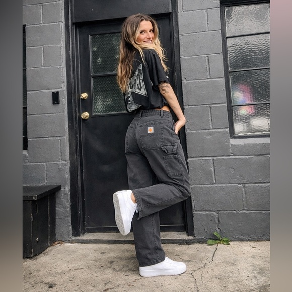 Carhartt Pants - Carhartt Original Fit Gray Utility Work Pants Carpenter Size 6 Short